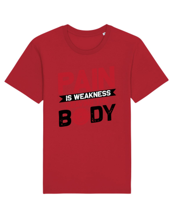 Pain Is Weakness Leaving the Body Red