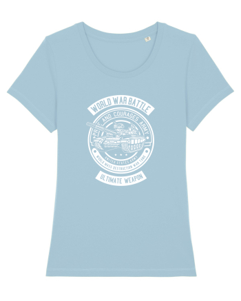 Tank Wars Battle White Sky Blue