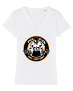 When Others Quite I Keep Going Tricou mânecă scurtă guler V Damă Evoker
