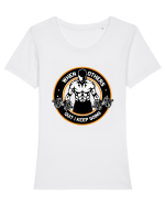 When Others Quite I Keep Going Tricou mânecă scurtă guler larg fitted Damă Expresser