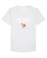 AKITA Tricou mânecă scurtă guler larg Bărbat Skater