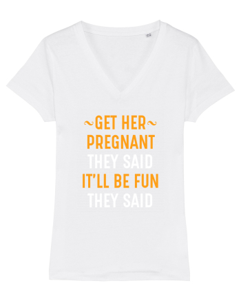 PREGNANT White