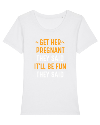 PREGNANT White