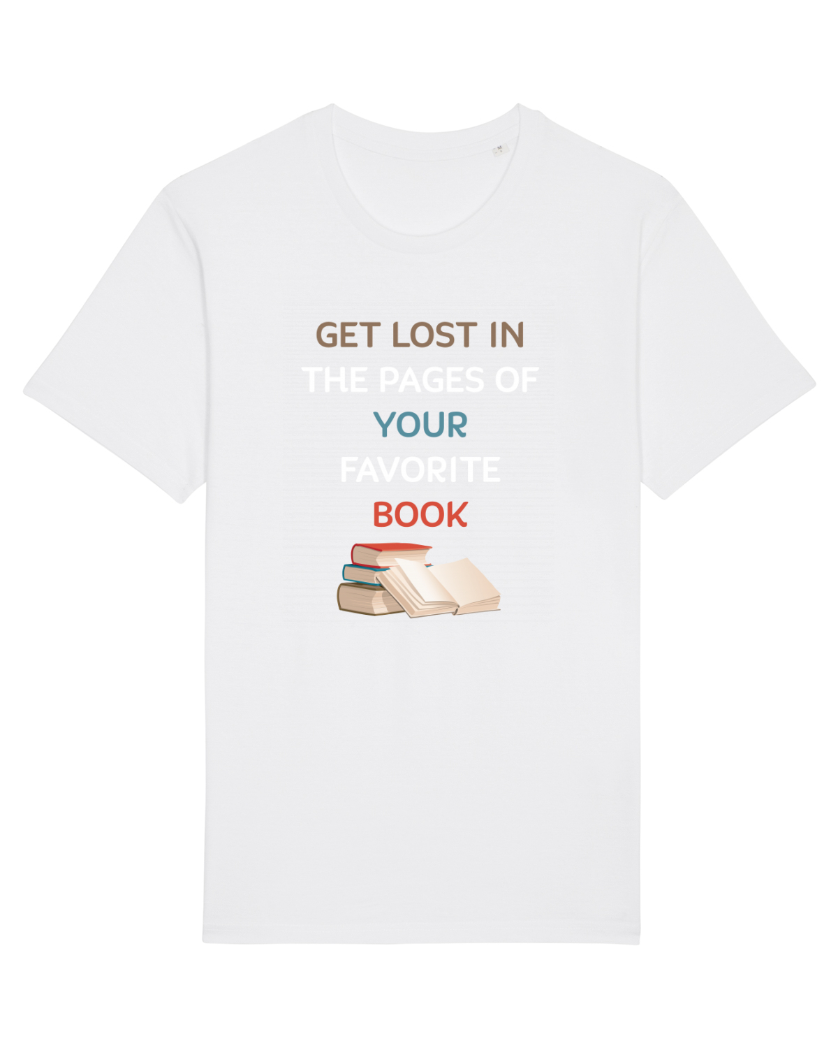Tricou mânecă scurtă Unisex Rocker White