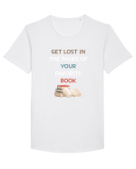 BOOK Tricou mânecă scurtă guler larg Bărbat Skater