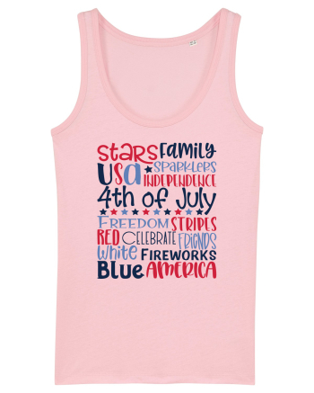 4th Of July Cotton Pink