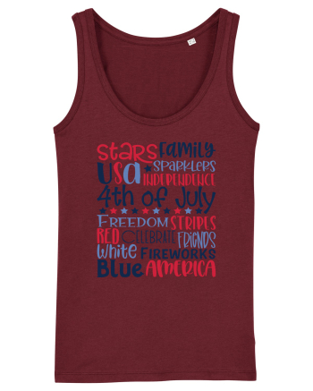 4th Of July Burgundy