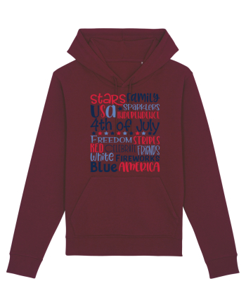 4th Of July Burgundy