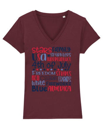 4th Of July Burgundy