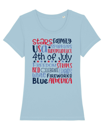 4th Of July Sky Blue