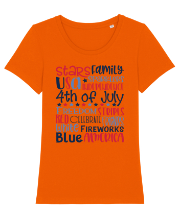 4th Of July Bright Orange