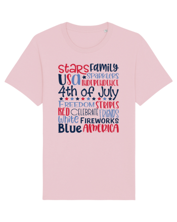 4th Of July Cotton Pink