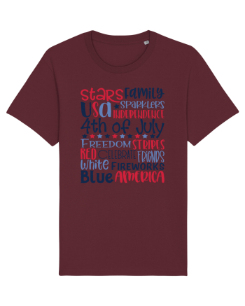 4th Of July Burgundy