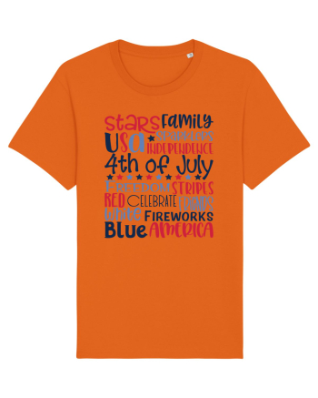 4th Of July Bright Orange