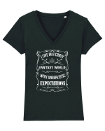 WORLD Tricou mânecă scurtă guler V Damă Evoker