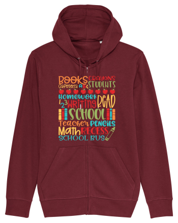 Back To School Burgundy