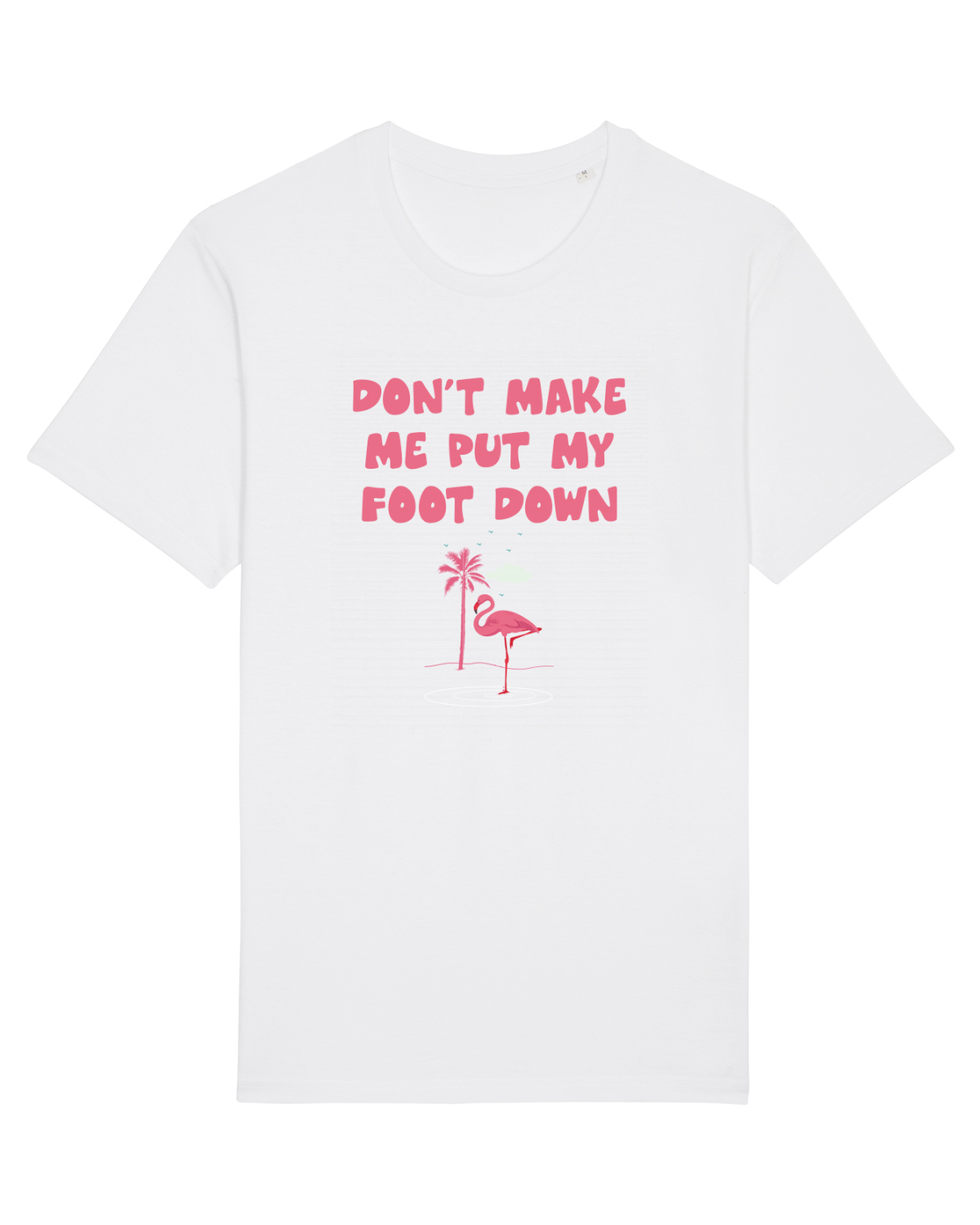 Tricou mânecă scurtă Unisex Rocker White