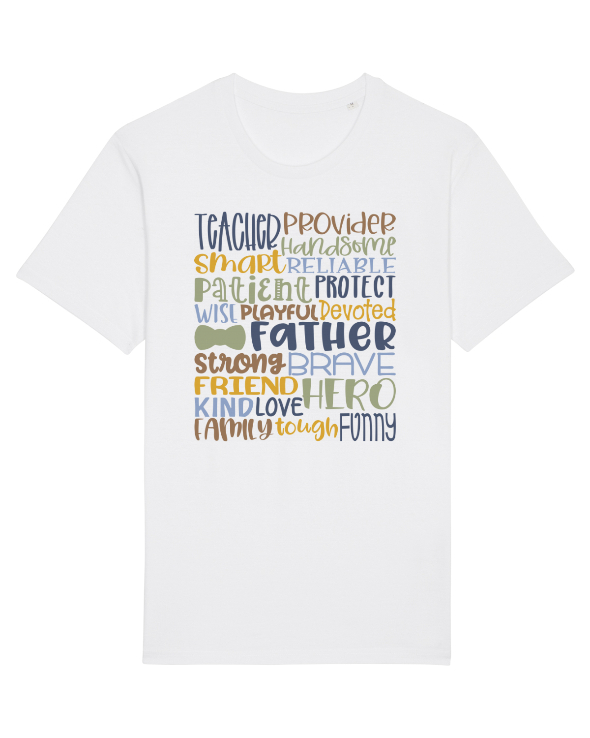 Tricou mânecă scurtă Unisex Rocker White