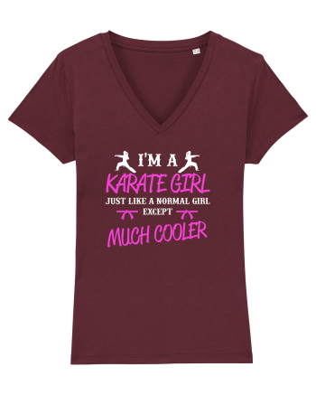 KARATE GIRL Burgundy
