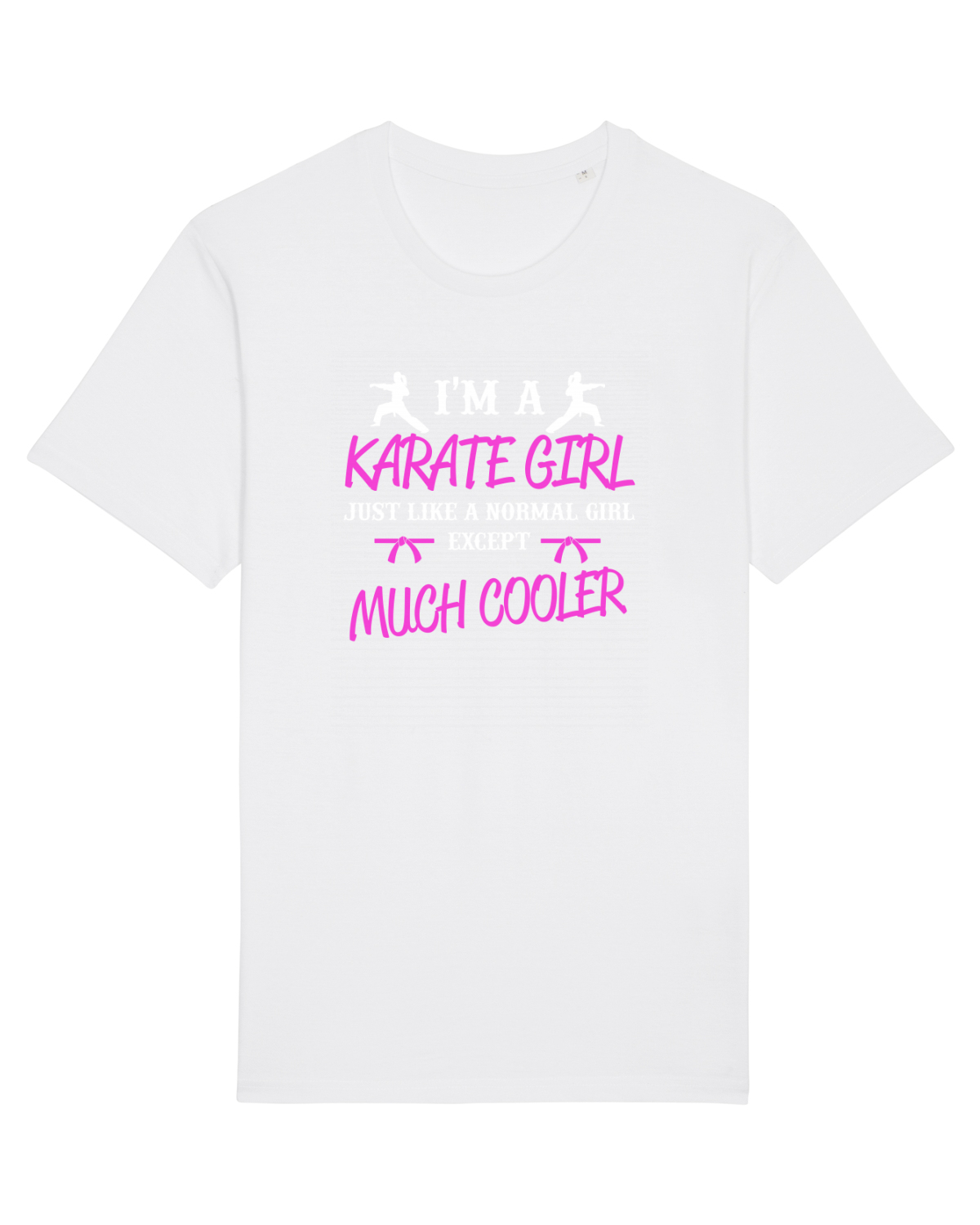 Tricou mânecă scurtă Unisex Rocker White