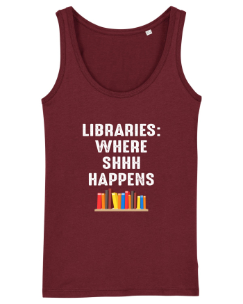 LIBRARIES Burgundy