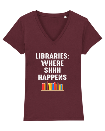 LIBRARIES Burgundy