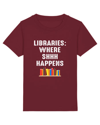 LIBRARIES Burgundy
