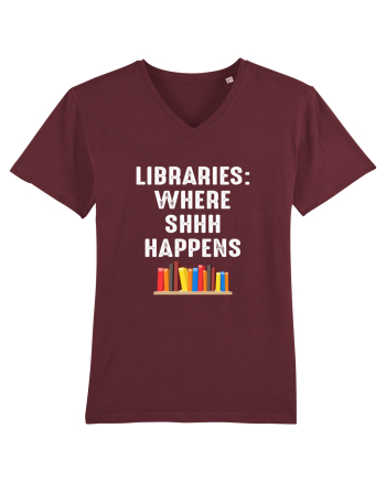 LIBRARIES Burgundy