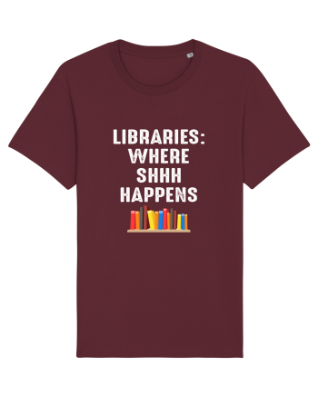 LIBRARIES Burgundy