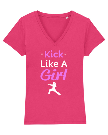 KARATE GIRL Raspberry