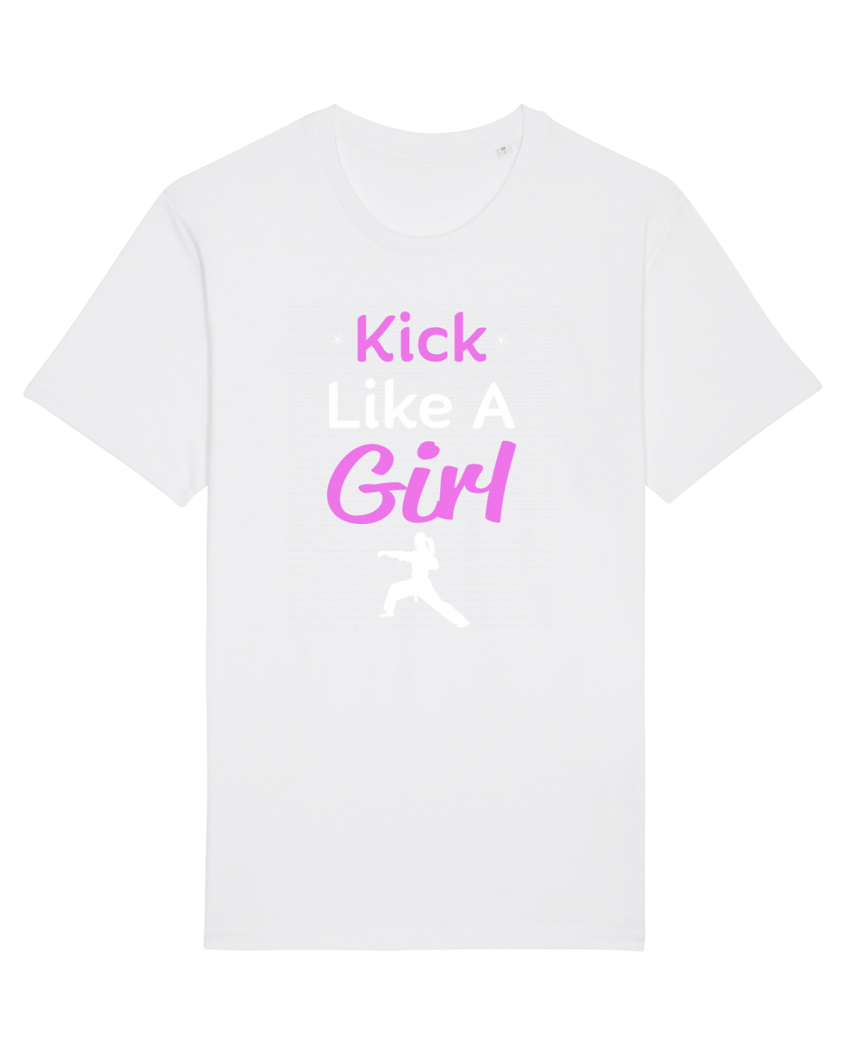 Tricou mânecă scurtă Unisex Rocker White