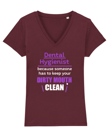 DENTAL HYGIENIST Burgundy