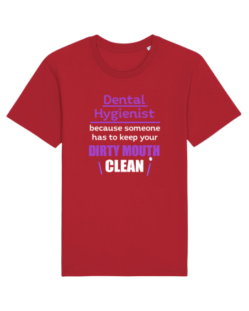 DENTAL HYGIENIST Red