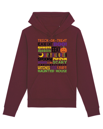 Happy Halloween Burgundy