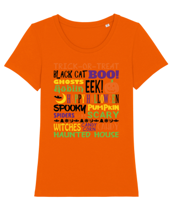 Happy Halloween Bright Orange