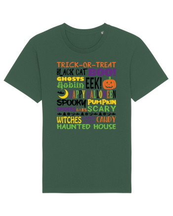 Happy Halloween Bottle Green