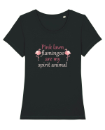 FLAMINGO Tricou mânecă scurtă guler larg fitted Damă Expresser