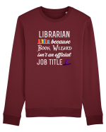 LIBRARIAN Bluză mânecă lungă Unisex Rise