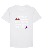 LIBRARIAN Tricou mânecă scurtă guler larg Bărbat Skater