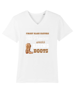RIDING BOOTS Tricou mânecă scurtă guler V Bărbat Presenter