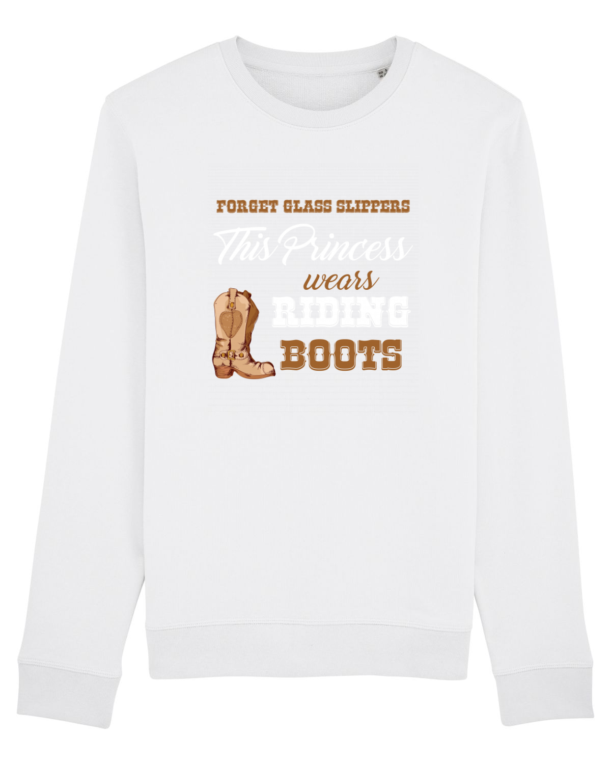 Bluză mânecă lungă Unisex Rise White