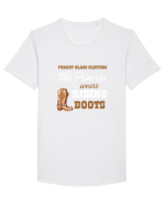 RIDING BOOTS Tricou mânecă scurtă guler larg Bărbat Skater