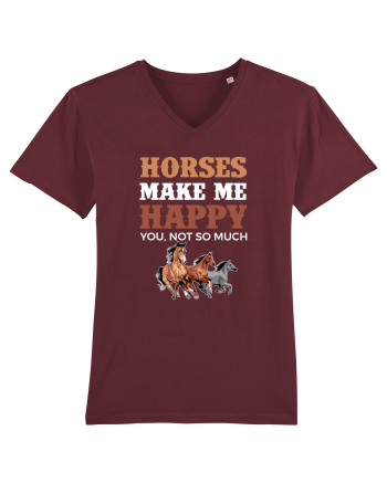 HORSES Burgundy