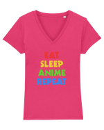 ANIME Tricou mânecă scurtă guler V Damă Evoker