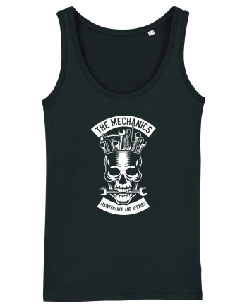 Skull Mechanics White Black