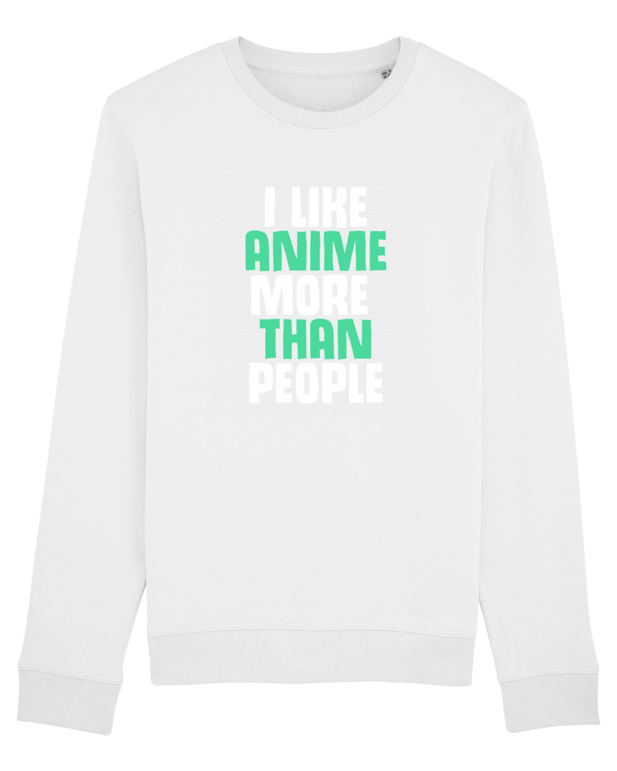 Bluză mânecă lungă Unisex Rise White