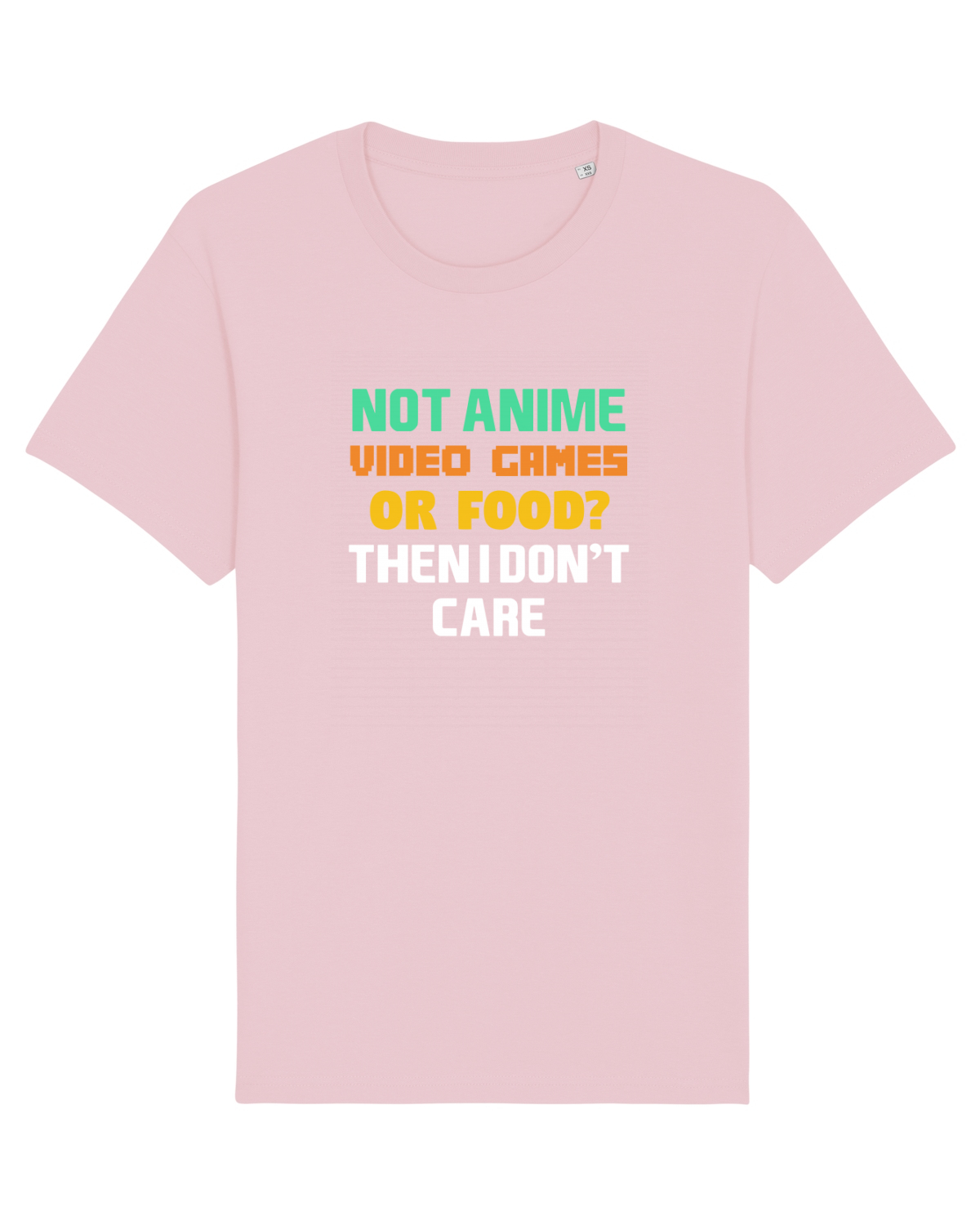 Tricou mânecă scurtă Unisex Rocker Cotton Pink