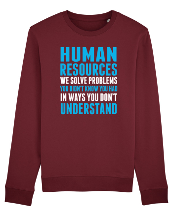 HUMAN RESOURCES Burgundy