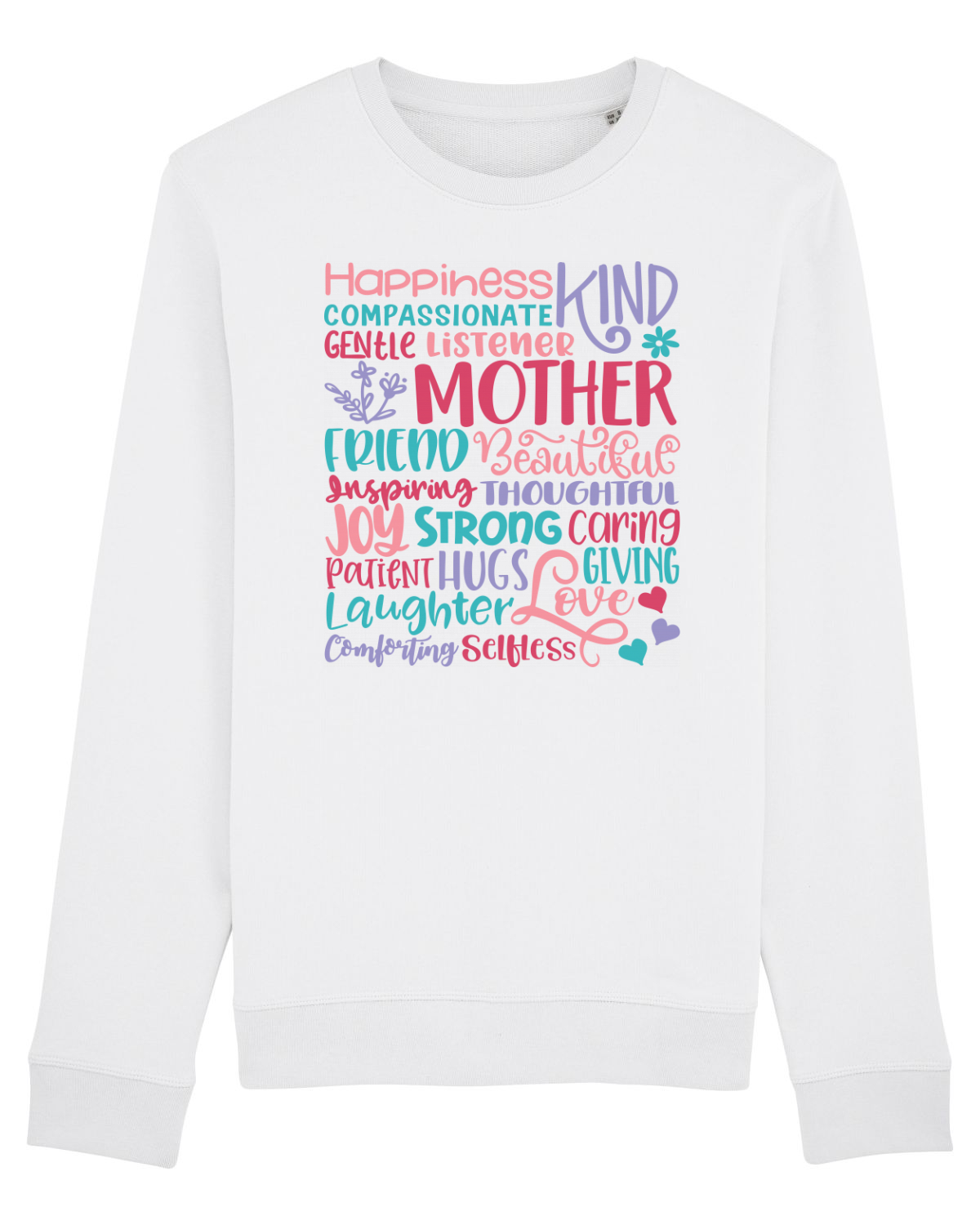 Bluză mânecă lungă Unisex Rise White
