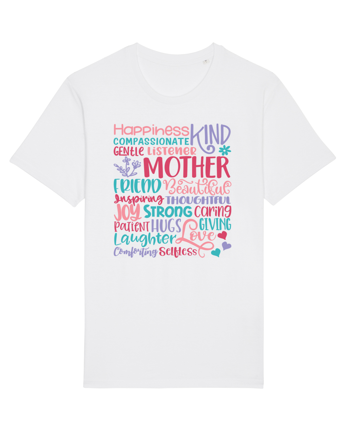 Tricou mânecă scurtă Unisex Rocker White